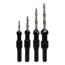 Richelieu Mibro 6/8/10/12 X 2.5/2.75/3.125/3.625 in. L Steel Screw Pilot Drill Bit Set Straight Shan