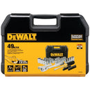 DeWalt 1/2 in. drive Metric/SAE Mechanic's Tool Set 49 pc
