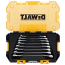 DeWalt ToughSeries Metric Combination Wrench Set 8 pc