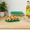 4-Piece Rectangular Glass Food Storage Container Set