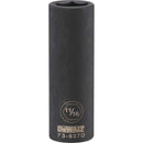 DeWalt 11/16 in. X 1/2 in. drive SAE 6 Point Deep Impact Socket 1 pc