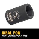 DeWalt 5/8 in. X 1/2 in. drive SAE 6 Point Deep Impact Socket 1 pc