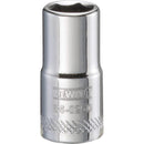 DeWalt 9/32 in. X 1/4 in. drive SAE 6 Point Socket 1 pc