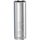 DeWalt 7/16 in. X 1/4 in. drive SAE 6 Point Deep Socket 1 pc