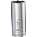 DeWalt 16 mm X 3/8 in. drive Metric 6 Point Deep Socket 1 pc