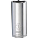 DeWalt 1 in. X 1/2 in. drive SAE 6 Point Deep Socket 1 pc