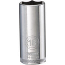 DeWalt 18 mm X 3/8 in. drive Metric 6 Point Deep Socket 1 pc
