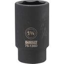 DeWalt 1-3/8 in. X 3/4 in. drive SAE 6 Point Impact Socket 1 pc