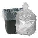 Good 'n Tuff Waste Can Liners, 10 Gal, 6 Microns, 24" X 24", Natural, 1,000/Carton - WBIGNT2424