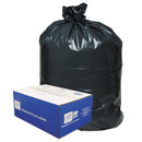 Classic Linear Low-Density Can Liners, 60 Gal, 0.9 Mil, 38" X 58", Black, 100/Carton - WBI385822G