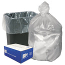 Ultra Plus Can Liners, 16 Gal, 8 Microns, 24" X 33", Natural, 1,000/Carton - WBIHD24338N