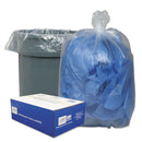 Classic Clear Linear Low-Density Can Liners, 45 Gal, 0.63 Mil, 40" X 46", Clear, 250/Carton - WBI404616C
