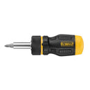 DeWalt MAX FIT Ratcheting Multi-Bit Stubby Screwdriver Set 7 pc