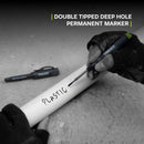TRACER 6 in. L Deep Hole Deep Hole Marker Black 3 pc
