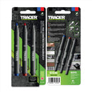 TRACER 6 in. L Marker Kit Assorted 3 pc