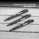 TRACER 6 in. L Marker Kit Assorted 3 pc