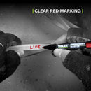 Tracer 6 in. L Permanent Marker Red 1 pc