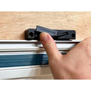 StealthMounts 3.74 in. W X 0.98 in. H X 5.12 in. D Rail Mounts Plastic Black