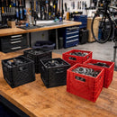 Organize-it Black Miniature Storage Bin 5.5 in. H X 6.5 in. W X 6.5 in. D Stackable, Pack of 8