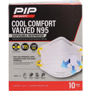 PIP Pro Safety N95 Disposable Particulate Respirator Valved White 10 pk
