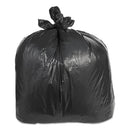 Trinity Plastics Low-Density Can Liners, 60 Gal, 2.4 Mil, 38" X 58", Black, 100/Carton - TRNML3858XH