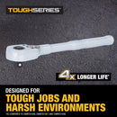DeWalt Toughseries 3/8 in. drive Quick-Release Ratchet 144 teeth