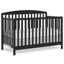 Odelle 5 in 1 Convertible Crib - Matt Black
