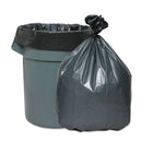 Platinum Plus Can Liners, 60 Gal, 1.55 Mil, 39" X 56", Gray, 25/Carton - WBIPLA5525