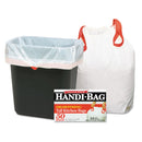 Handi-Bag Drawstring Kitchen Bags, 13 Gal, 0.6 Mil, 24" X 27.4", White, 50/Box, 6 Boxes/Carton - WBIHAB6DK50CT
