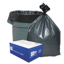 Platinum Plus Can Liners, 60 Gal, 1.55 Mil, 39" X 56", Gray, 50/Carton - WBIPLA6070