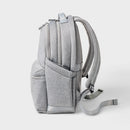 Faux Neoprene Backpack - Heather Gray
