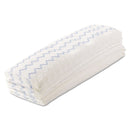 Rubbermaid Disposable Microfiber Mop, 18", White/Blue, Wet/Dry Use, 150/Carton - RCP1822352