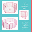 Superyard Classic Baby Play Yard - Pink