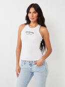 True Religion Crystal Logo Goddess Tank