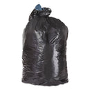 Trinity Plastics Low-Density Can Liners, 56 Gal, 1.3 Mil, 43" X 47", Black, 100/Carton - TRNML4347H