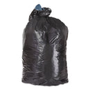Trinity Plastics Low-Density Can Liners, 10 Gal, 1 Mil, 24" X 23", Black, 500/Carton - TRNML2423