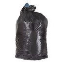 Trinity Plastics Low-Density Can Liners, 45 Gal, 3 Mil, 23" X 46", Black, 100/Carton - TRNML4046XH