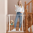 Extra Wide Pressure Mount Dog Gate - White