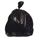 Heritage Linear Low-Density Can Liners, 60 Gal, 1.25 Mil, 38" X 58", Black, 100/Carton - HERH7658SK