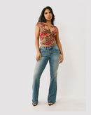True Religion Leopard Rose Tee