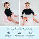 Baby Floor and Booster Seat - Pink
