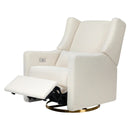 Glider Recliner with USB Charging - Ivory Boucle