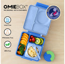 Insulated Bento Lunch Box with Leakproof Thermos - Blue