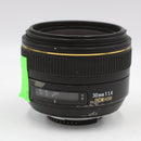 USED Sigma 30mm F1.4 AF Prime HSM For Nikon