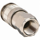 Alpha Fittings Quick Connect Hose Coupling, Universal, Brass, Socket - 80192-08