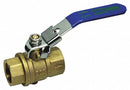 Top Brand Ball Valve, Brass, Inline, 2-Piece, Pipe Size 3/4 in, Connection Type FNPT x FNPT - G-ADV-75