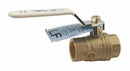 Apollo Ball Valve, Brass, Inline, 2-Piece, Pipe Size 3/4 in, Tube Size 3/4 in - 95ALF20401