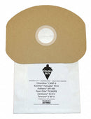 Tough Guy Vacuum Bag, Paper, 2-Ply, Standard Bag Filtration Type, For Vacuum Type Backpack Vacuum - 20TM82