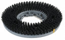 Carlisle 12" Round Stripping Rotary Brush for 14" Machine Size, Black - 3612VBK