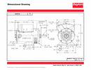 Dayton 3/4 HP, General Purpose Motor, Capacitor-Start/Run, 3450 Nameplate RPM, 115/208-230 Voltage - 103840